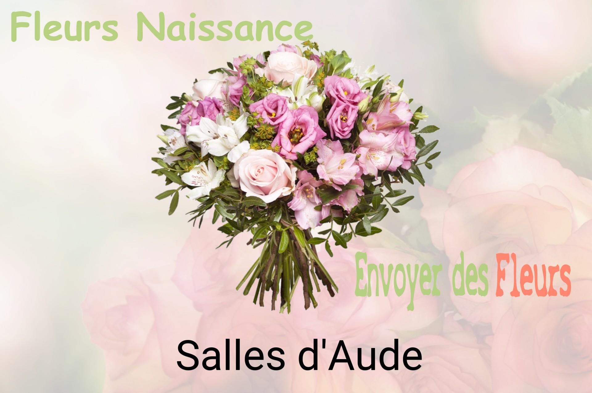 Bouquet de fleurs de naissance livré à Salles-d'Aude